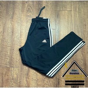 Mens Large Adidas Joggers with Pockets and Zippers on Legs  Sku#181